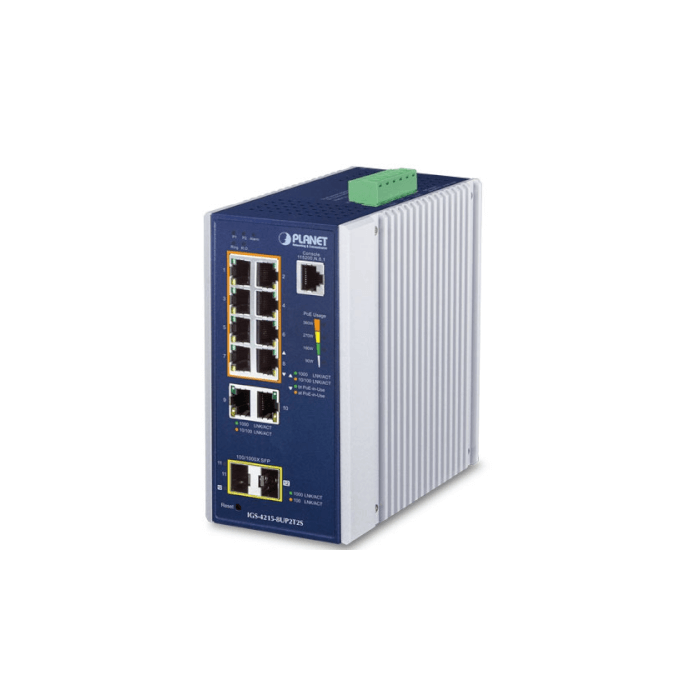 Switch Indus L2 10xGiga dont 8 PoEbt 2xSFP