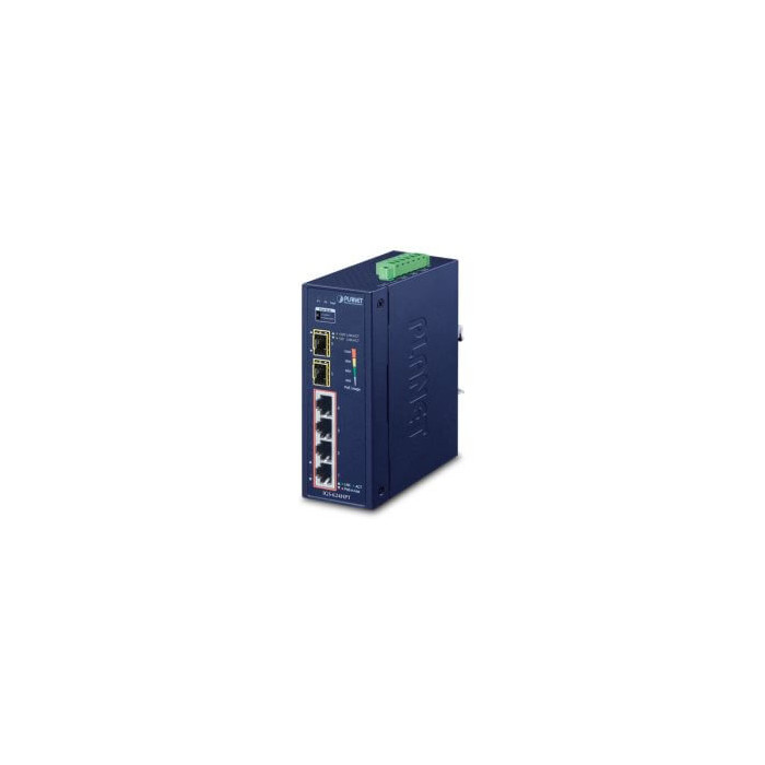 Switch Indus 4 ports Giga PoE at 120W 2xSFP