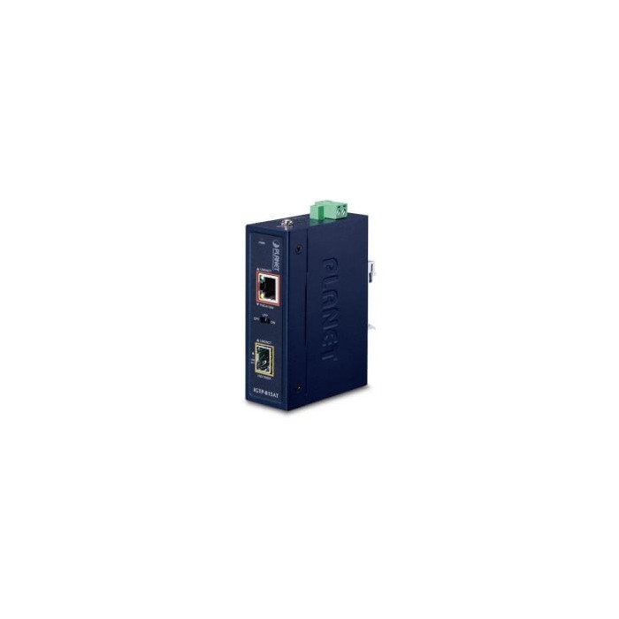 Transceiver Indus compact 1xRJ45 PoE at 30W 1xSFP
