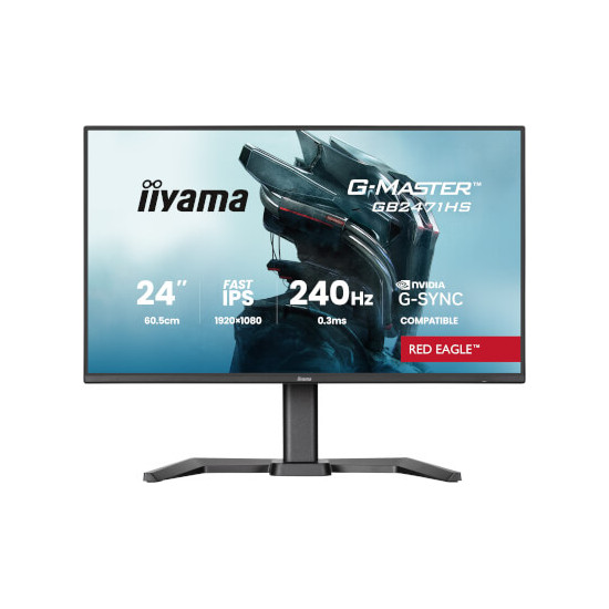 Moniteur 24" G-Master RedEagle IPS FullHD HP Pivot