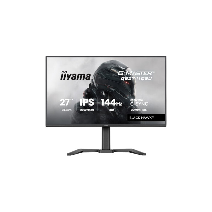 Moniteur 27" G-Master Black Hawk IPS QHD HP Pivot