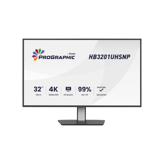 Moniteur 32'' Ultra mince IPS Black Prographic 4K