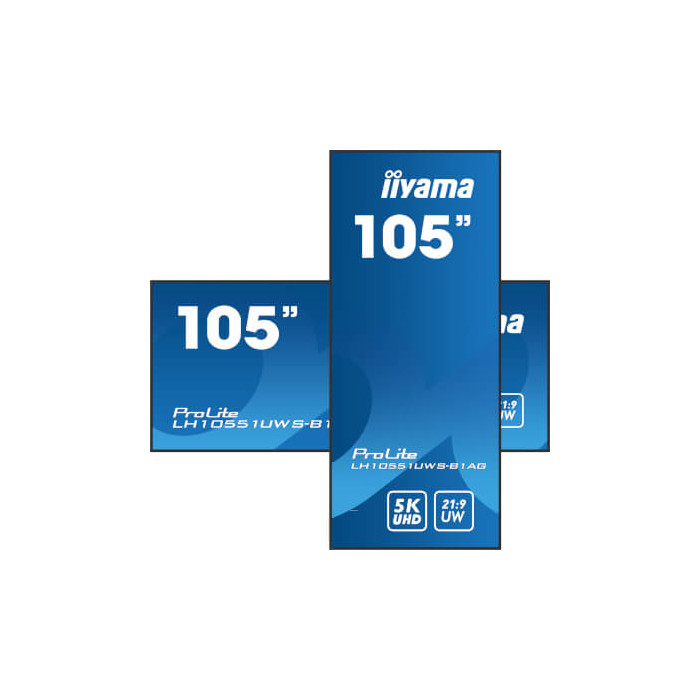 Moniteur 105" super slim 5K UW HDMI/DP