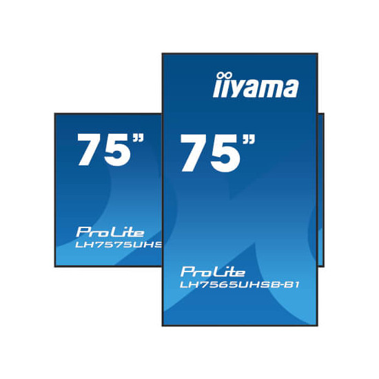 Ecran 75" IPS 4K affichage dynamique 24/7 Android