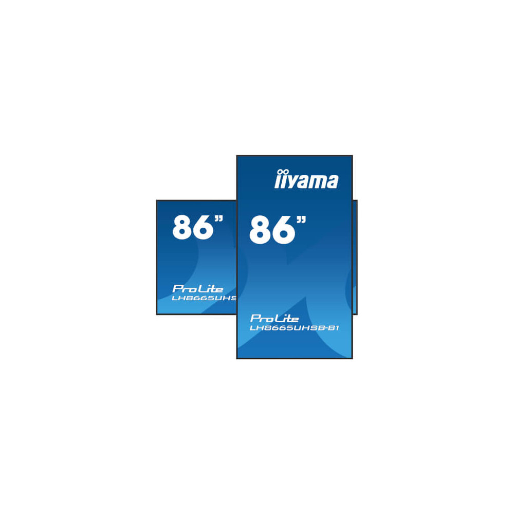 Ecran 86" IPS 4K affichage dynamique 24/7 Android