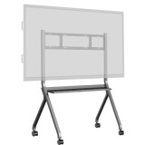 Support mobile + étagère pour écrans de 55 à 86''