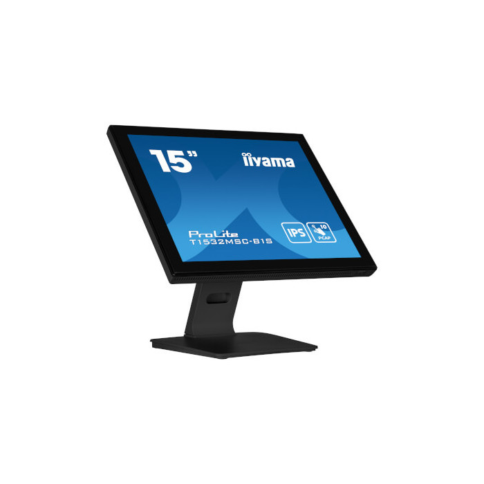 Moniteur 15" Tactile PCAP TN 10 points 1024x768 HP