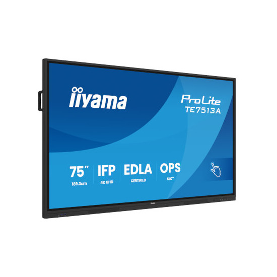 Moniteur 75" tactile interactif 4K UHD Android