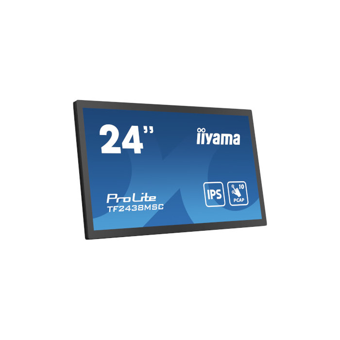 Moniteur tactile 24" PCAP full HD verre sans cadre