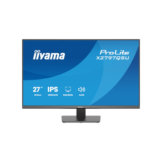Moniteur 27'' ultra mince IPS quad HD HP