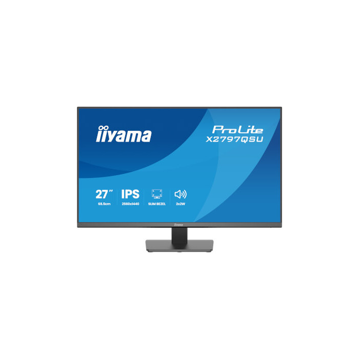 Moniteur 27'' ultra mince IPS quad HD HP