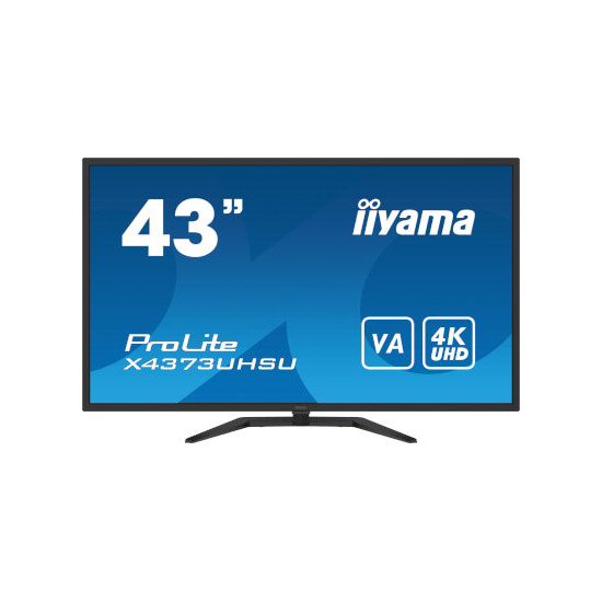 Moniteur 43" UHD dalle VA HDMI/DP