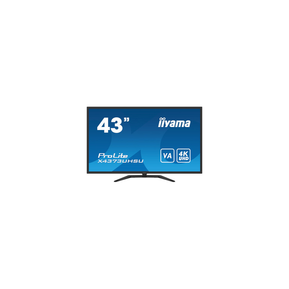 Moniteur 43" UHD dalle VA HDMI/DP