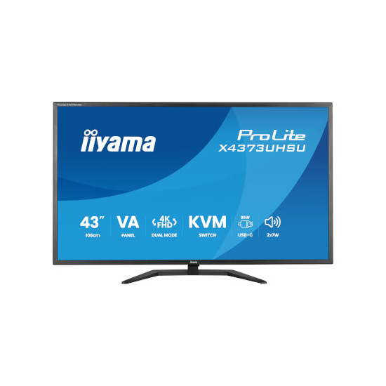 Moniteur 43'' VA G-Master Red Eagle 4K HP KVM