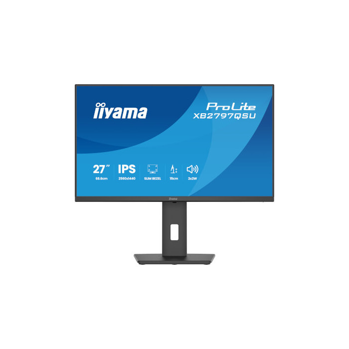 Moniteur 27'' ultra mince IPS quad HD HP