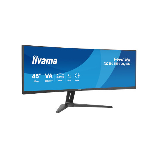 Moniteur 45'' VA incurvé 5120x1440 à 75Hz 2ms HP