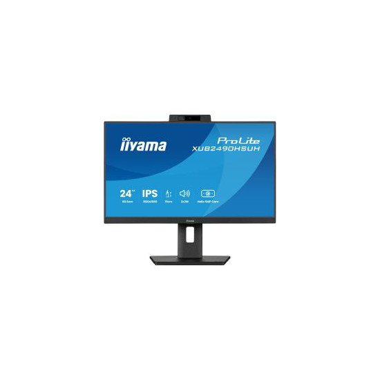 Moniteur 24" Ultra mince IPS Webcam Pivot HubUSB