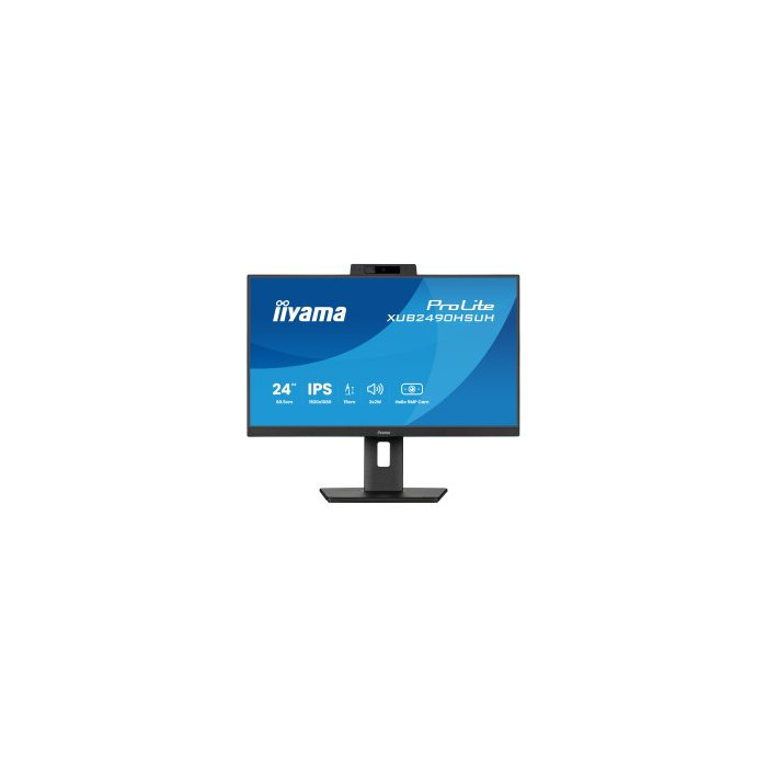 Moniteur 24" Ultra mince IPS Webcam Pivot HubUSB