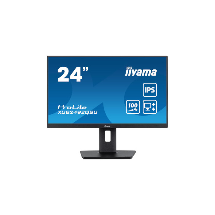 Moniteur 24" Ultra mince IPS WQHD DP/HDMI Pivot