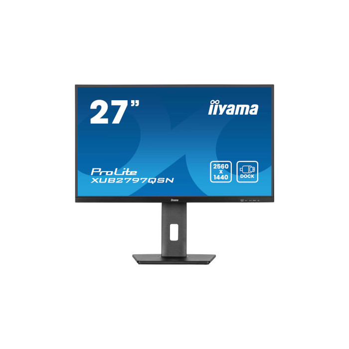 Moniteur 27" Ultra mince IPS 2560x1440 Dock USB-C