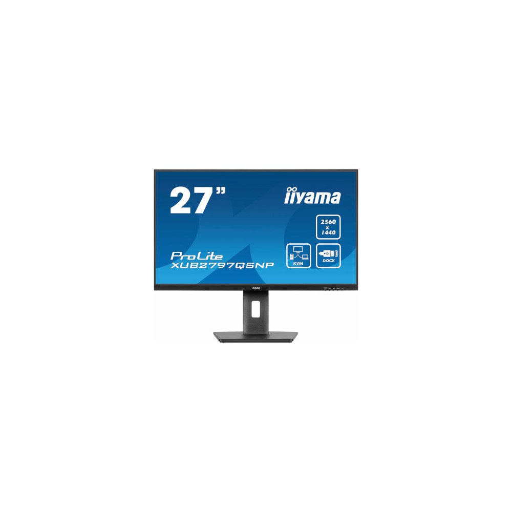 Moniteur 27" Ultra mince IPS 2560x1440 Dock USB-C