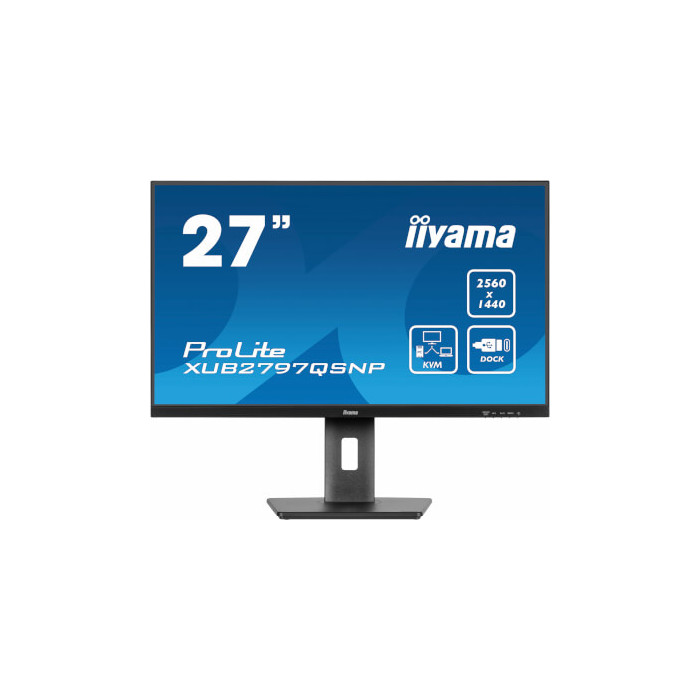 Moniteur 27" Ultra mince IPS 2560x1440 Dock USB-C
