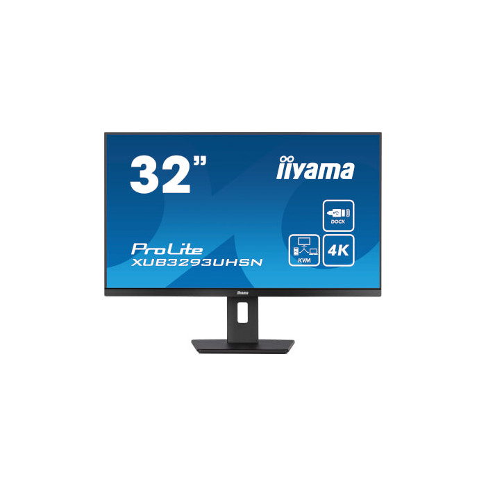 Moniteur 32" IPS Ultra mince 3840x2160 Dock USB