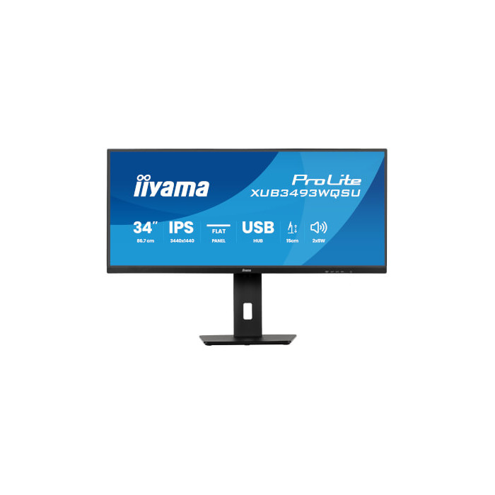 Moniteur 34'' IPS Ultra Wide 3440x1440 à 120Hz 1ms