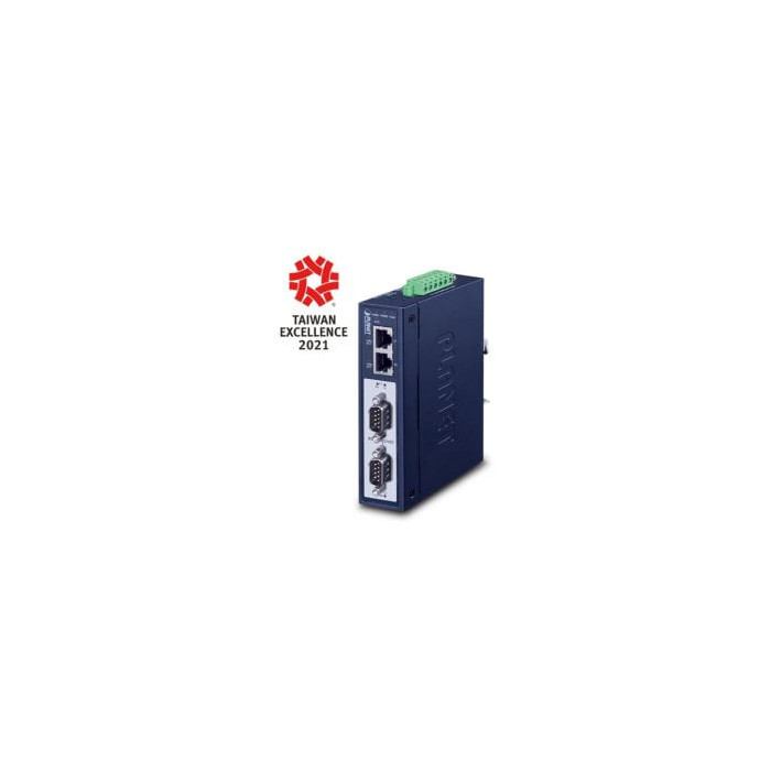 Modbus gateway 2 ports RS232/422/485 -40/+75°C