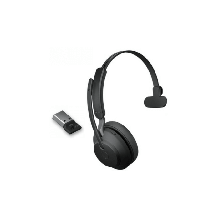 Casque Evolve2 65 mono UC USB-A+ dongle