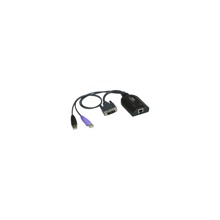 Module serveur RJ45 pour KVM connexion USB DVI