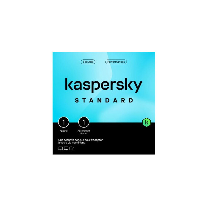 Kaspersky Standard 1 an 1 Poste OEM