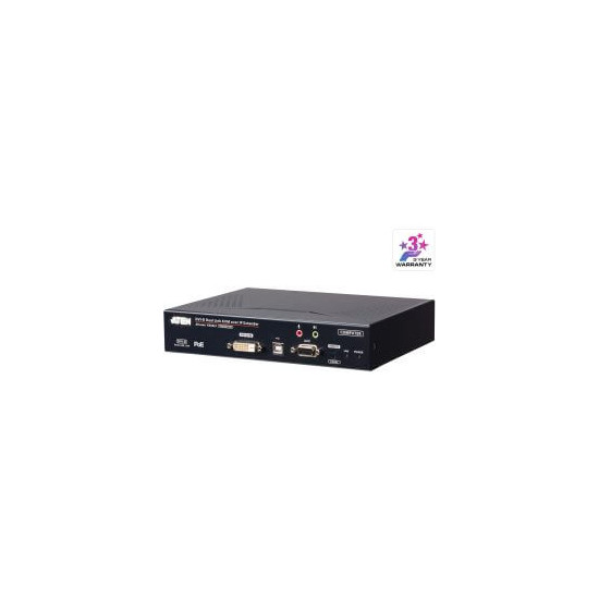 Emetteur console KVM DVI-D Dual Link USB IP PoE