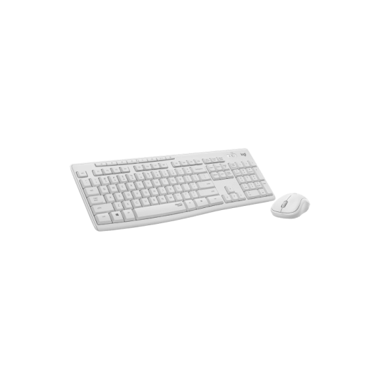 Clavier & souris s.fil MK295 Silent Blanc FR