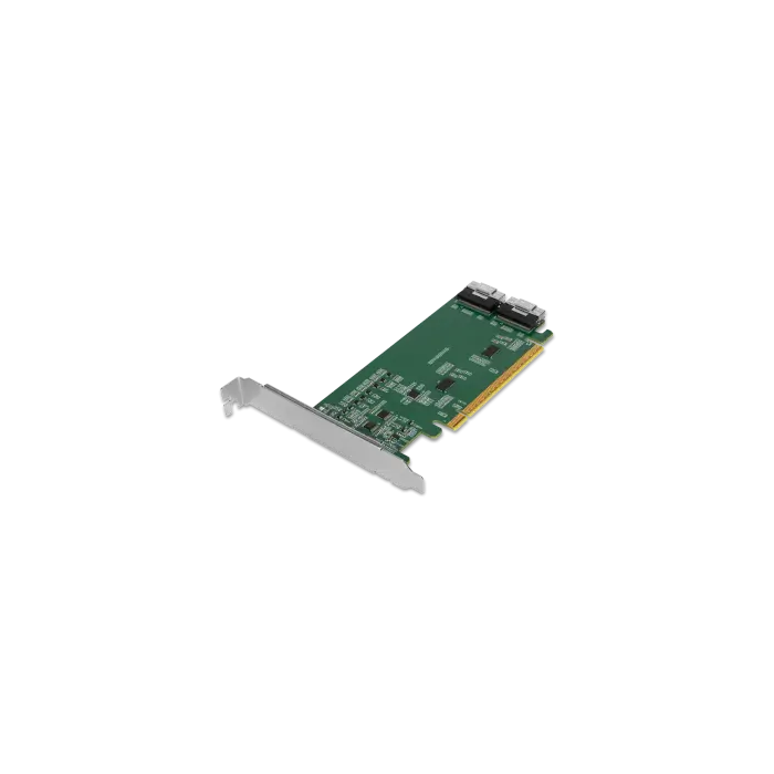 Carte adaptateur NVMe PCIe 4.0 x16 2x SlimSAS 8i