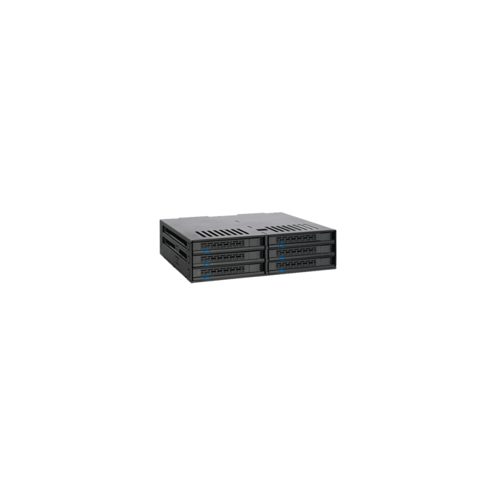 Rack Amovible 5,25" 6x 2,5" Sata/SAS