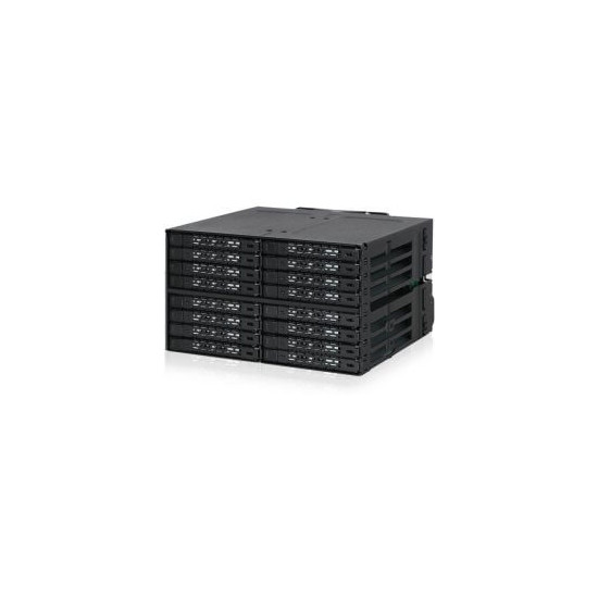 Backplane 16 HDD/SSD 2"1/2 SAS/Sata dans 2x 5.25”