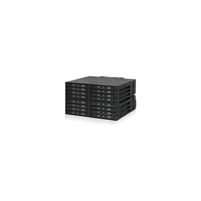 Backplane 16 HDD/SSD 2"1/2 SAS/Sata dans 2x 5.25”