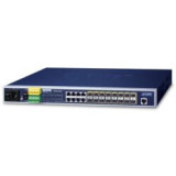 Metro switch 19" 16 ports Giga SFP + 8 Giga L2/4