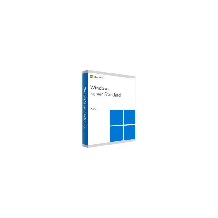 Windows 2022 Server Std 64 bits DVD 16 Core ver UK