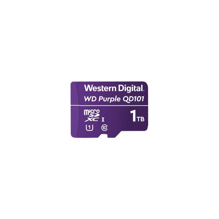 Carte Micro SDXC WD Purple 1 To -40/+85°C