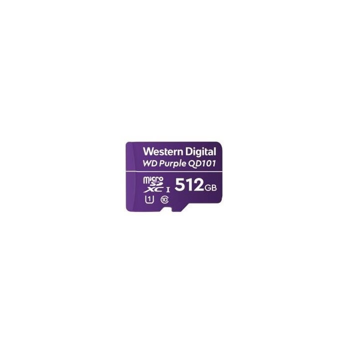 Carte Micro SDXC WD Purple 512GB -40/+85°C