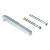 Poignée Fortis Axe avec jeu de vis, 9mm, 57 65mm