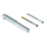 Poignée Fortis Axe avec jeu de vis, 9mm, 84 92mm