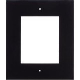 2N Cadre d'installation encastré, 1 module noir