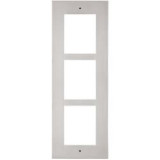 2N IP Verso cadre encastré 3 modules gris