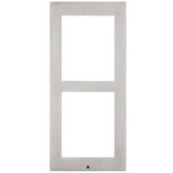 2N IP Verso cadre saillie 2 modules gris