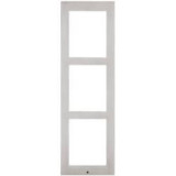 2N IP Verso cadre saillie 3 modules gris