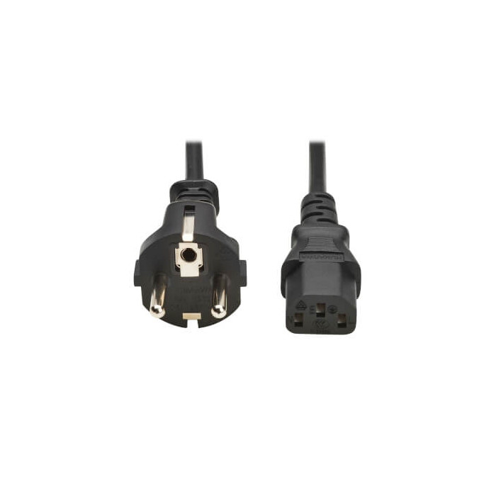 Cordon d'alimentation Schuko vers C13 10A 2M Noir