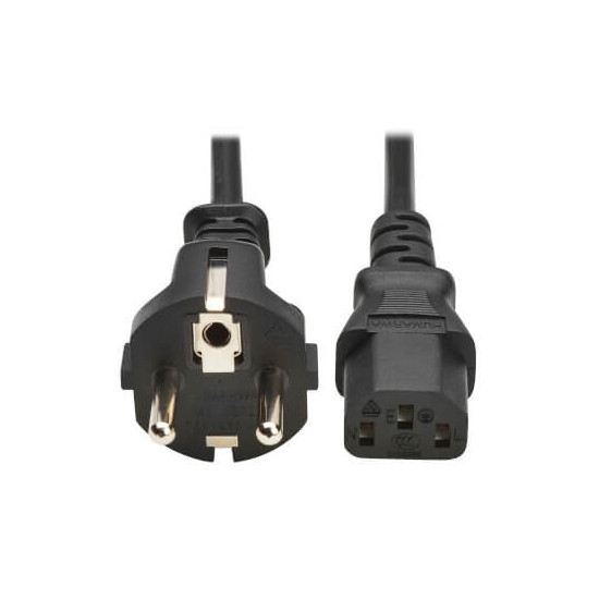 Cordon d'alimentation Schuko vers C13 10A 3M Noir